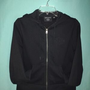 Harley-Davidson Black Zip-Up Jacket